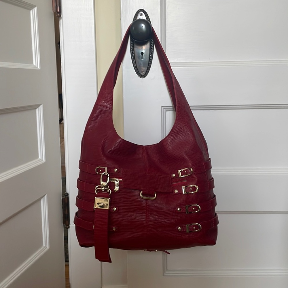 ❌❌ SOLD - Jimmy Choo snake-embossed hobo